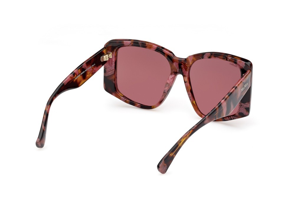 Sonnenbrillen MaxMara Glimpse6 MM0098 (55S) farbe avana colorata form quadratisch gläser bordeaux