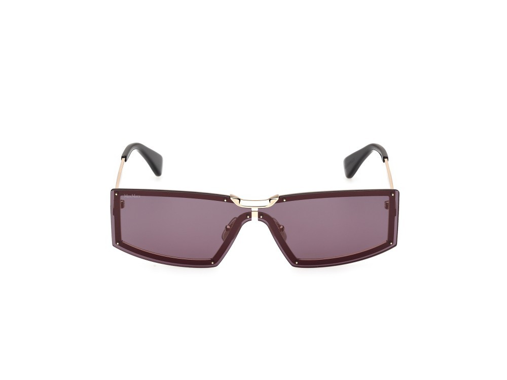 Sonnenbrillen MaxMara MM0118 (32A) farbe oro pallido lucido form rechteckig gläser fumo