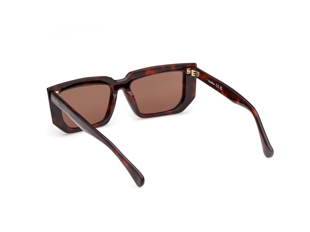 Occhiali da sole MaxMara MM0126 (52E) colore avana scura forma rettangolare lenti marrone