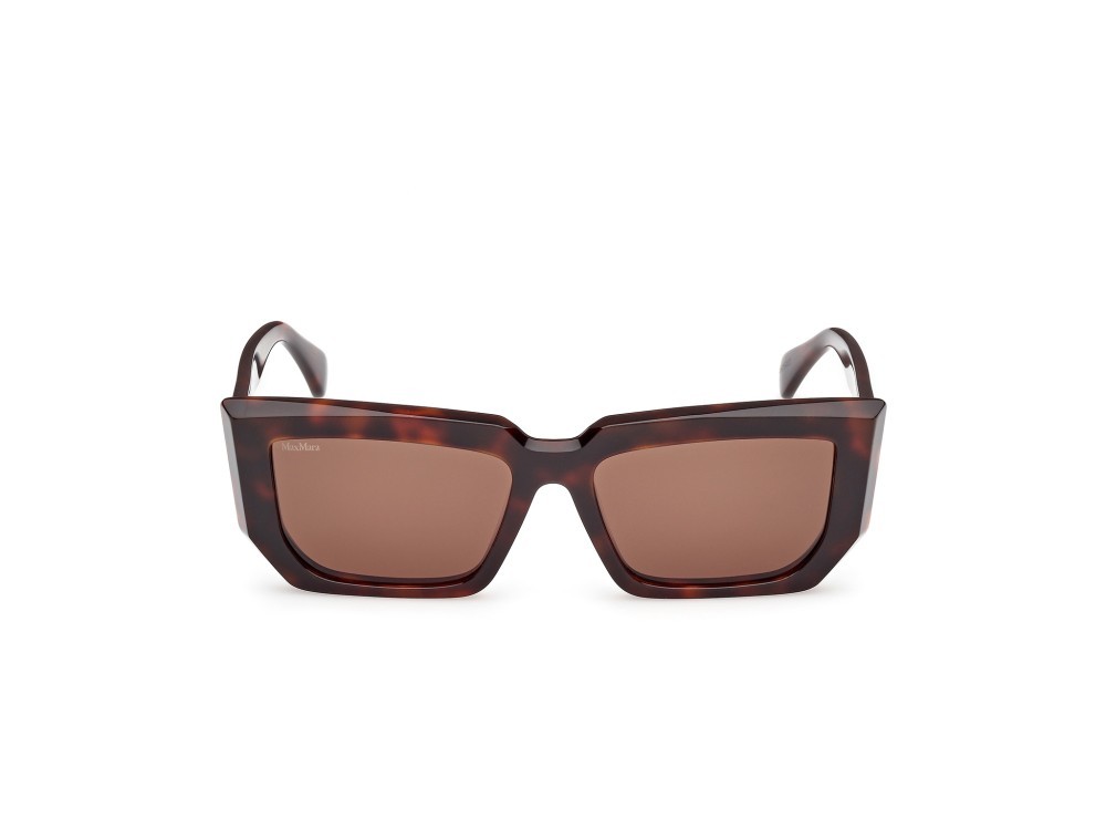 Occhiali da sole MaxMara MM0126 (52E) colore avana scura forma rettangolare lenti marrone