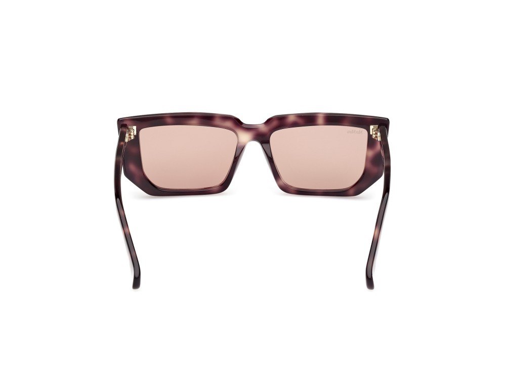 Occhiali da sole MaxMara MM0126 (55E) colore avana scura forma rettangolare lenti marrone