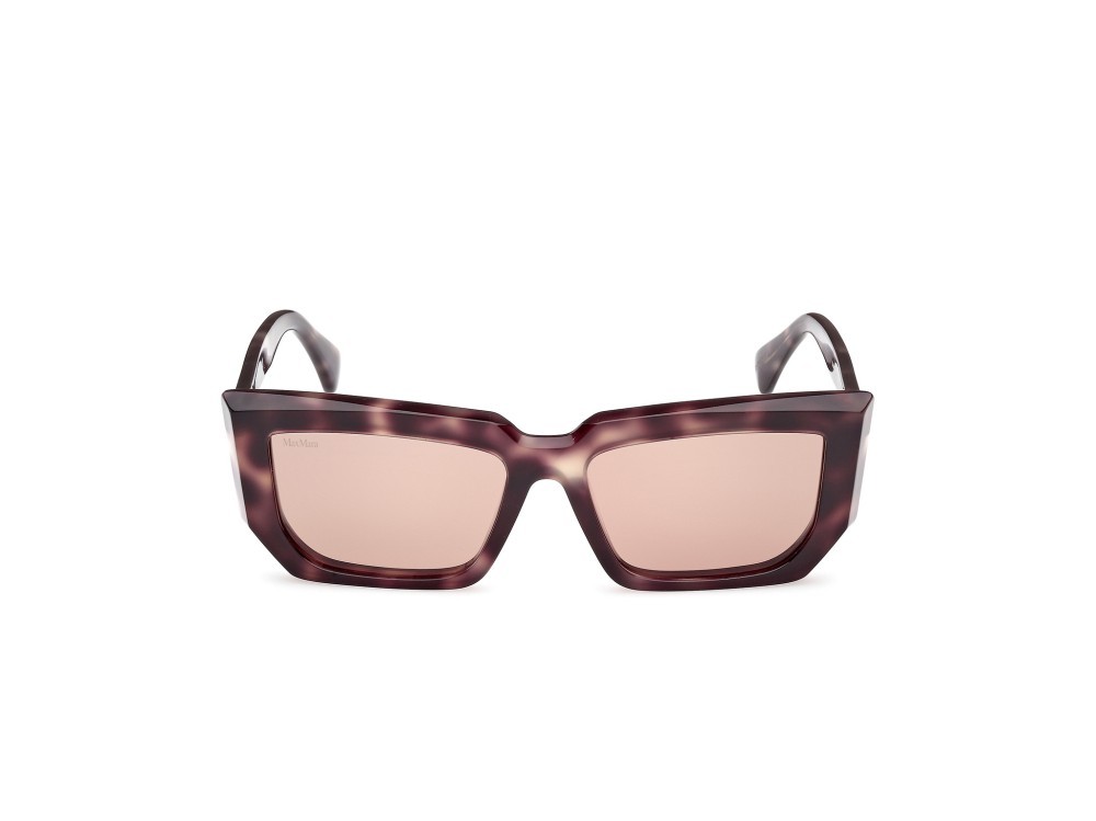 Occhiali da sole MaxMara MM0126 (55E) colore avana scura forma rettangolare lenti marrone