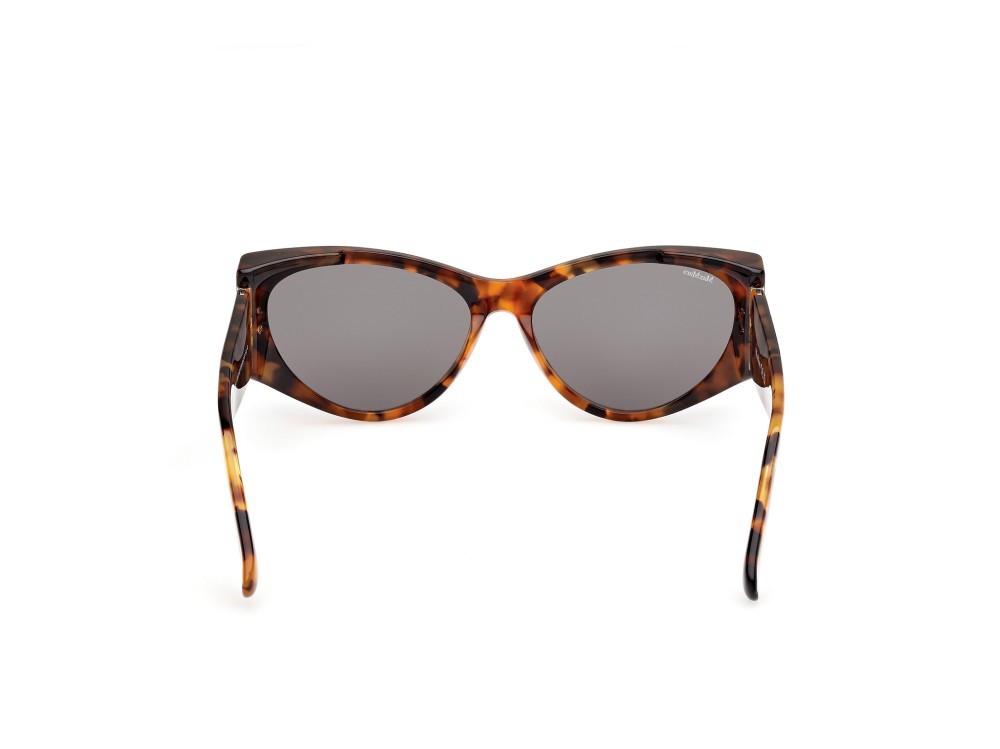 Occhiali da sole MaxMara Hinge-1 MM0132 (56A) colore avana sfumato forma cat eye lenti fumo
