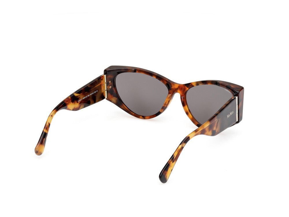 Occhiali da sole MaxMara Hinge-1 MM0132 (56A) colore avana sfumato forma cat eye lenti fumo