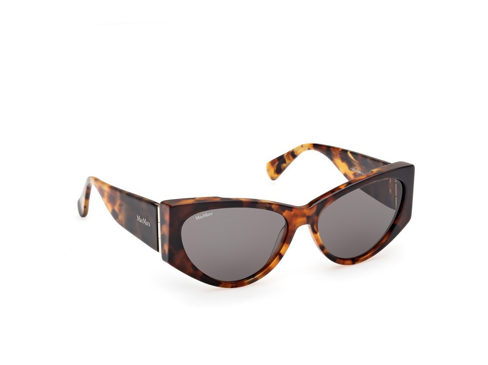 Occhiali da sole MaxMara Hinge-1 MM0132 (56A) colore avana sfumato forma cat eye lenti fumo