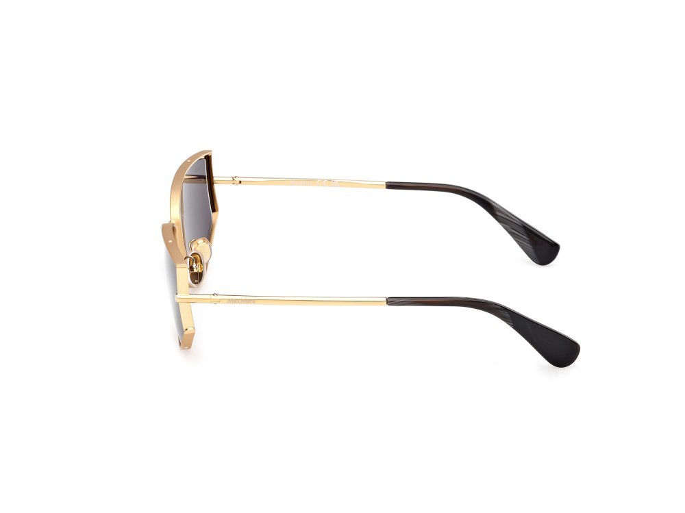 Occhiali da sole MaxMara Menton-3 MM0141 (30A) colore oro endura lucido forma cat eye lenti fumo