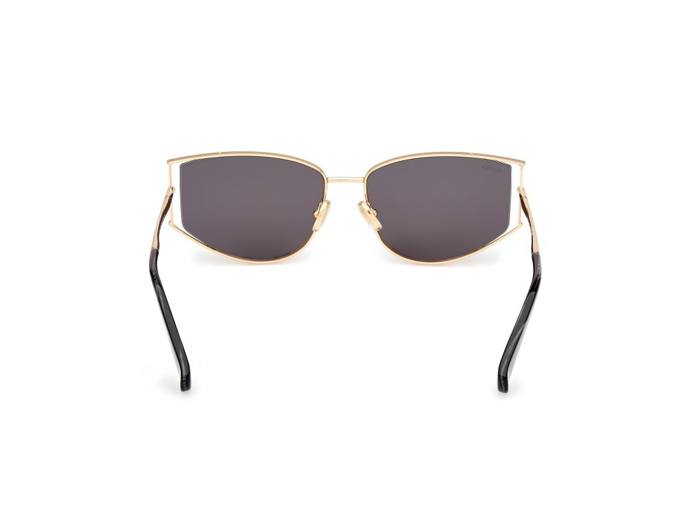 Occhiali da sole MaxMara Menton-3 MM0141 (30A) colore oro endura lucido forma cat eye lenti fumo