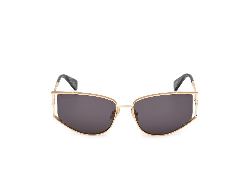 Occhiali da sole MaxMara Menton-3 MM0141 (30A) colore oro endura lucido forma cat eye lenti fumo