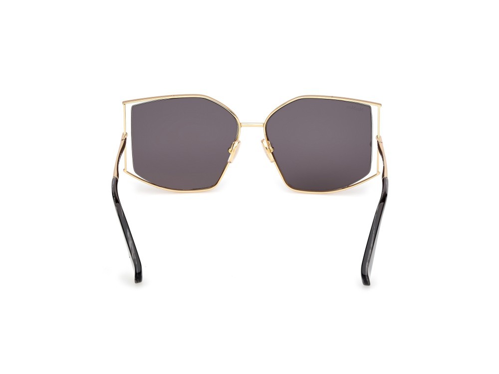 Occhiali da sole MaxMara Menton-4 MM0142 (30A) colore oro endura lucido forma cat eye lenti fumo