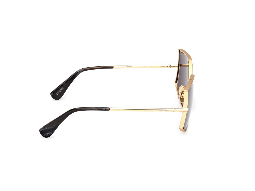 Occhiali da sole MaxMara Menton-4 MM0142 (30A) colore oro endura lucido forma cat eye lenti fumo