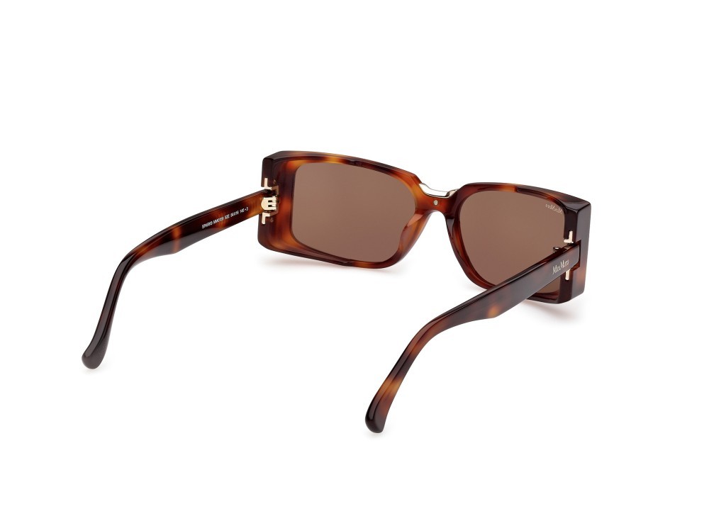 Occhiali da sole MaxMara Spark9 MM0159 (52E) colore  avana scura forma rettangolare lenti marrone