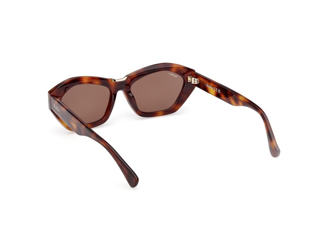 Occhiali da sole MaxMara Kate MM0169 (52E) colore avana scura forma geometrico lenti marrone