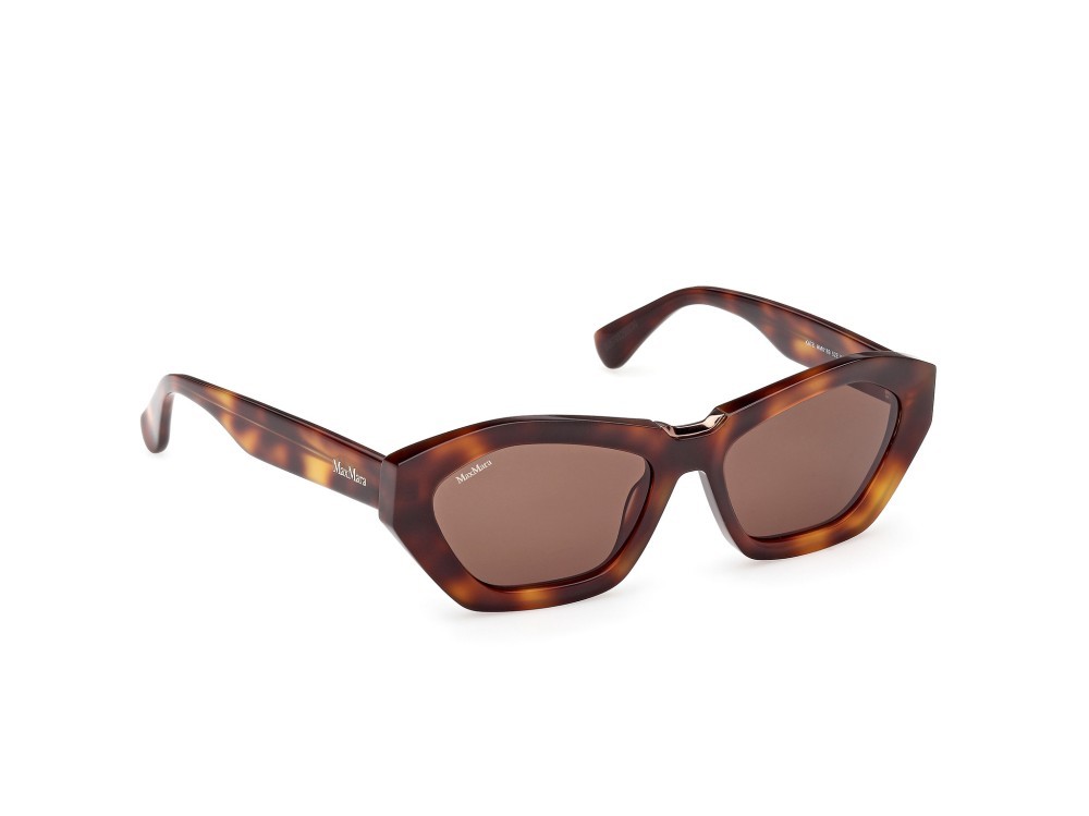 Occhiali da sole MaxMara Kate MM0169 (52E) colore avana scura forma geometrico lenti marrone