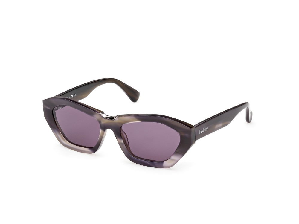 Occhiali da sole MaxMara Kate MM0169 (83Y) colore corno colorato forma geometrico lenti viola