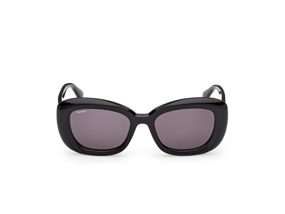 Occhiali da sole MaxMara Elizabeth1 MM0170 (01A) colore nero lucido  forma rotondo lenti fumo