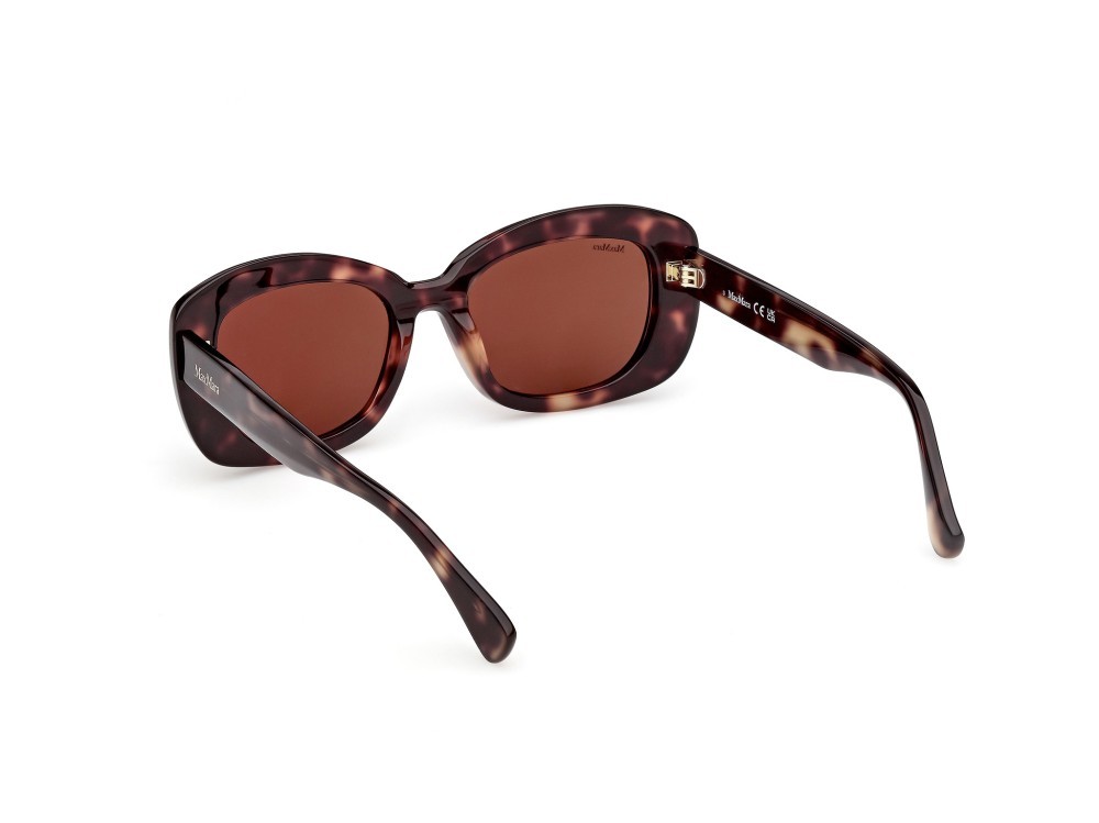 Sonnenbrillen MaxMara Elizabeth1 MM0170 (55E) farbe avana colorata form rund gläser marrone