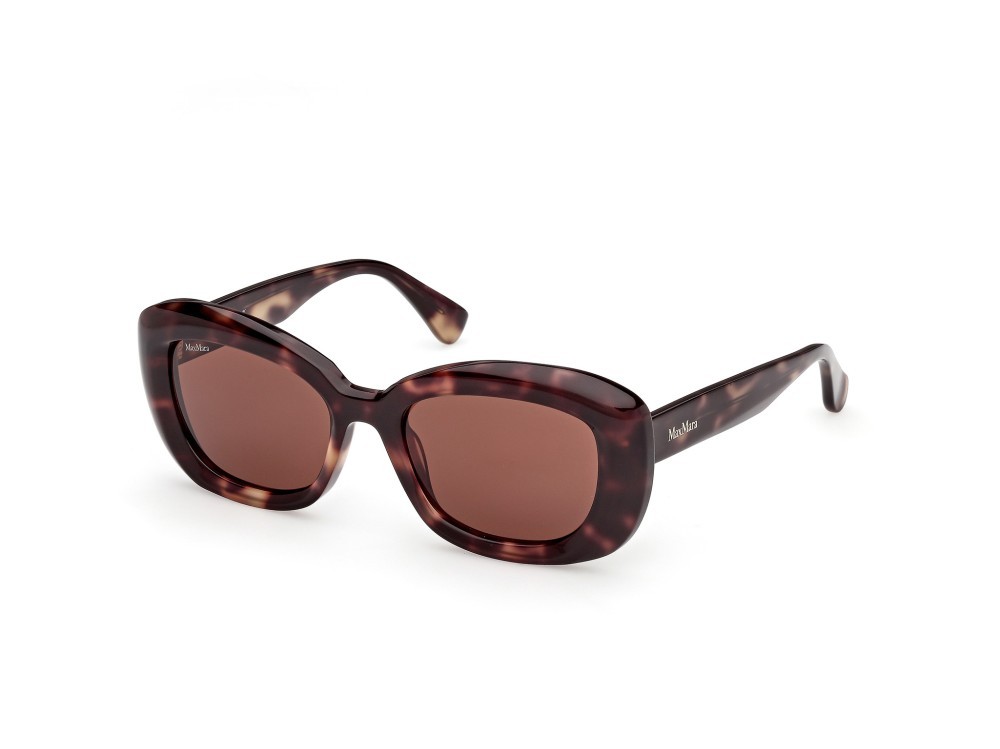Sonnenbrillen MaxMara Elizabeth1 MM0170 (55E) farbe avana colorata form rund gläser marrone