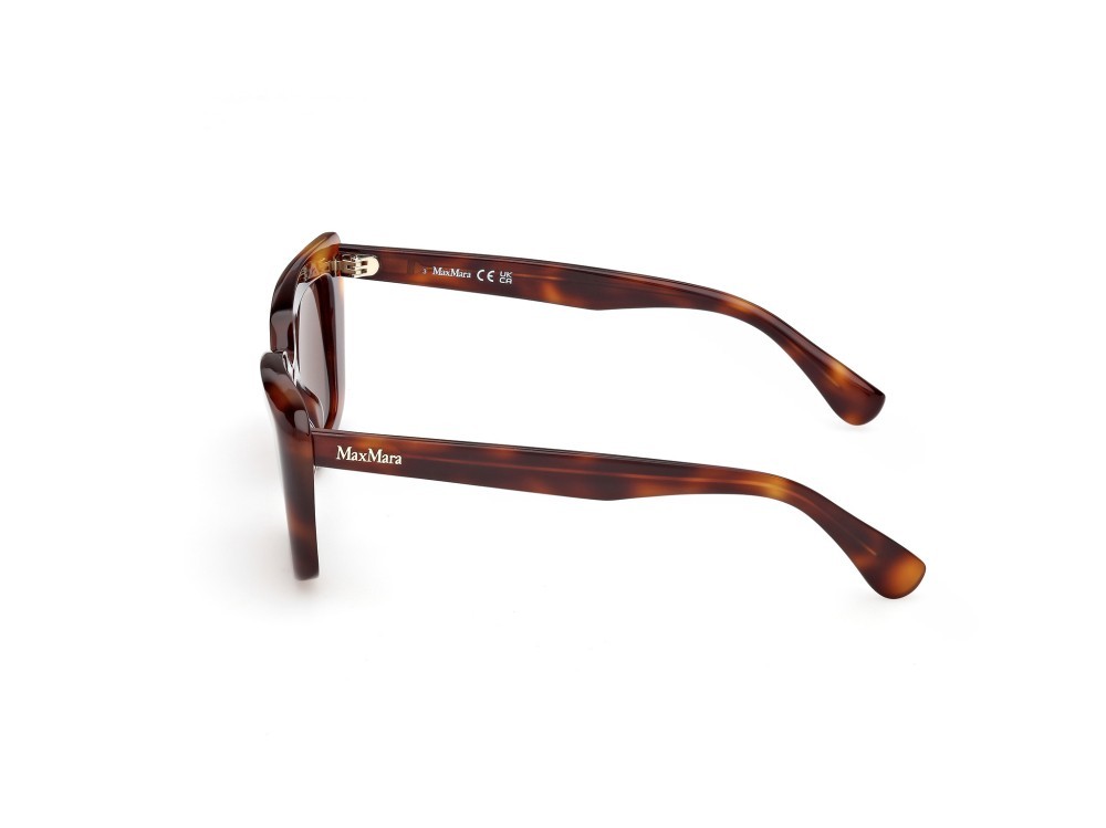 Occhiali da sole MaxMara Elizabeth MM0171 (52E) colore avana scura  forma cat eye lenti marrone