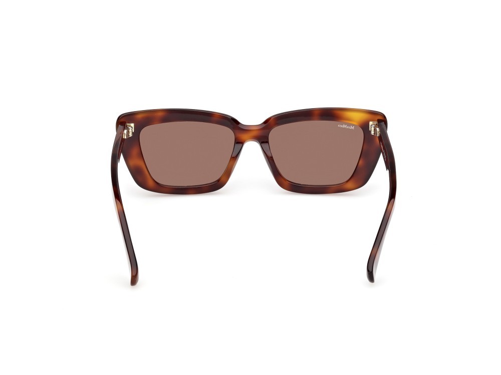 Occhiali da sole MaxMara Elizabeth MM0171 (52E) colore avana scura  forma cat eye lenti marrone