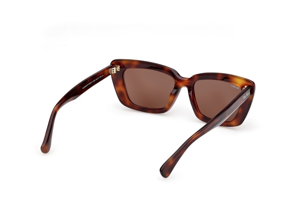 Occhiali da sole MaxMara Elizabeth MM0171 (52E) colore avana scura  forma cat eye lenti marrone