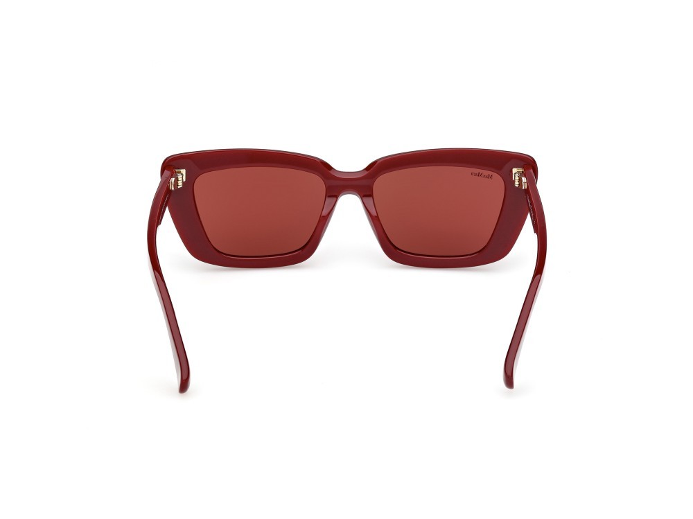 Occhiali da sole MaxMara Elizabeth MM0171 (69S) colore bordeaux lucido  forma cat eye lenti bordeaux