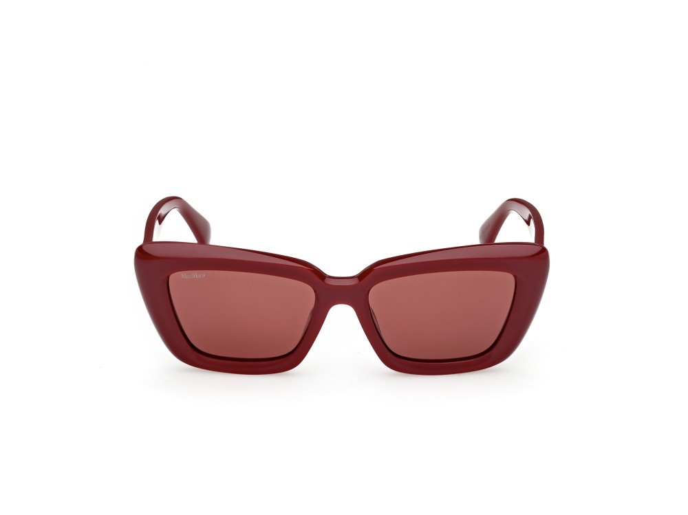 Occhiali da sole MaxMara Elizabeth MM0171 (69S) colore bordeaux lucido  forma cat eye lenti bordeaux