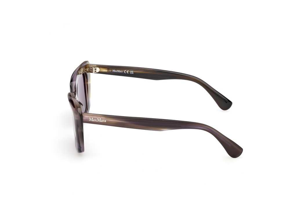 Occhiali da sole MaxMara Elizabeth MM0171 (83Y) colore corno colorato  forma cat eye lenti viola