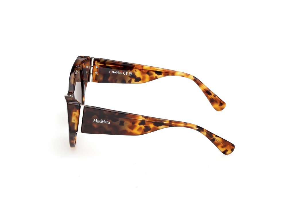 Occhiali da sole MaxMara MM0192 (56J) colore avana/sfumato forma cat eye lenti verde