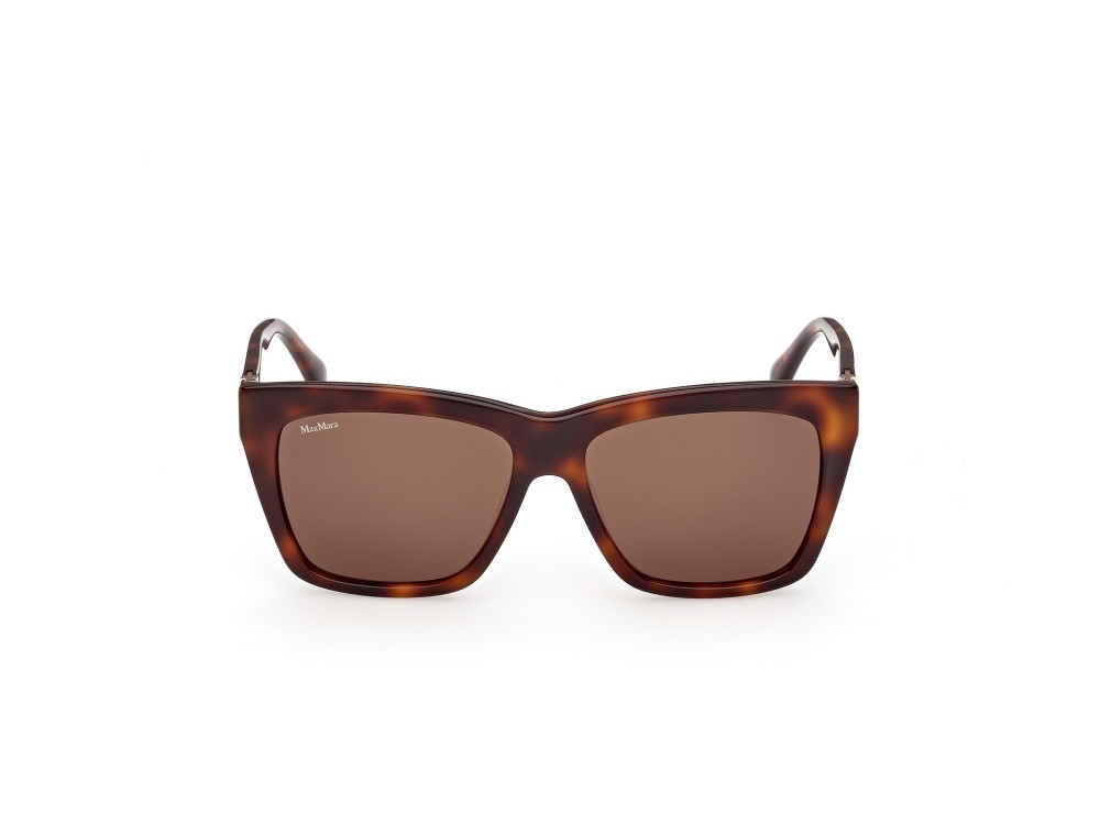 Occhiali da sole MaxMara MM0193 (52E) colore avana scura  forma quadrato lenti marrone