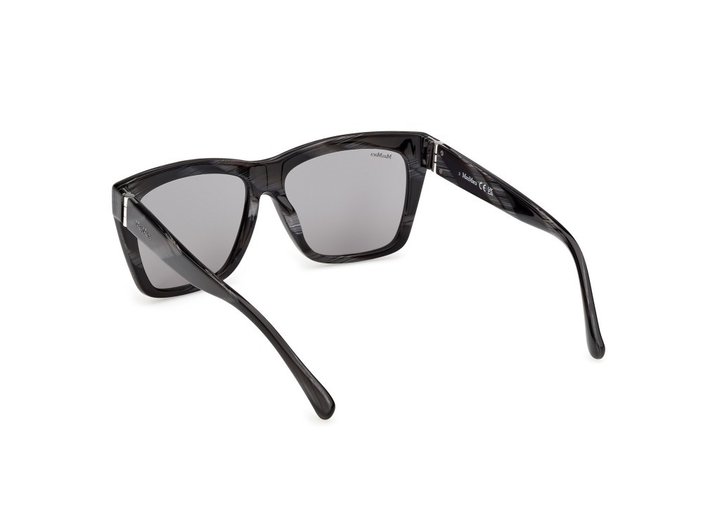 Occhiali da sole MaxMara MM0193 (63A) colore nero/corno  forma quadrato lenti fumo