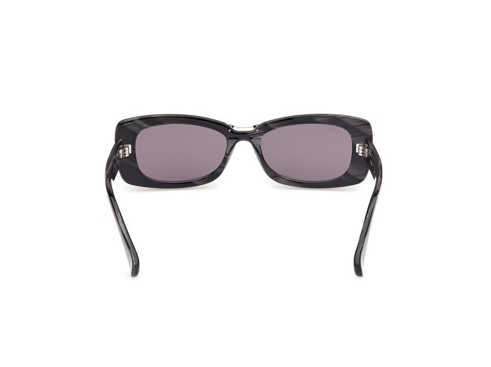 Occhiali da sole MaxMara MM0197 (63A) colore corno nero forma rettangolare lenti fumo
