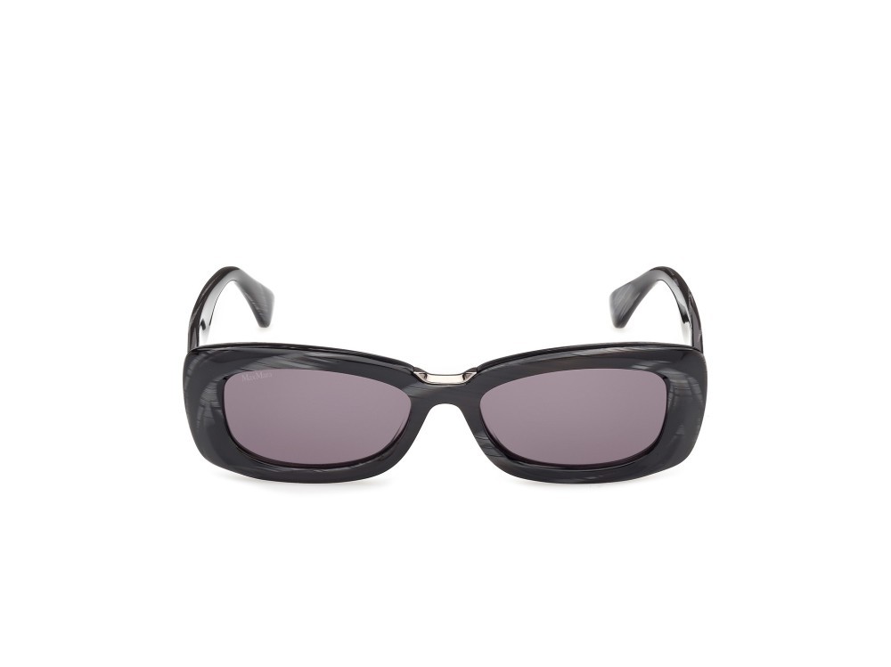 Occhiali da sole MaxMara MM0197 (63A) colore corno nero forma rettangolare lenti fumo