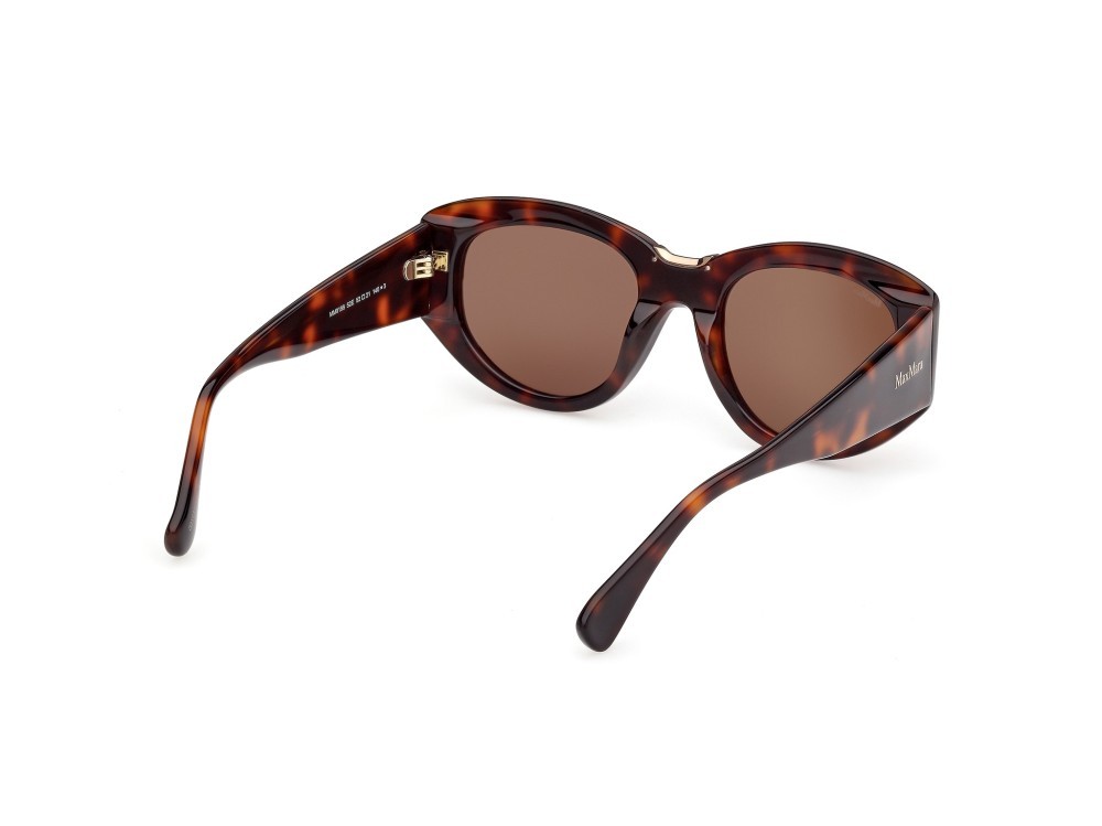 Occhiali da sole MaxMara MM0198 (52E) colore avana scura forma rotondo lenti marrone