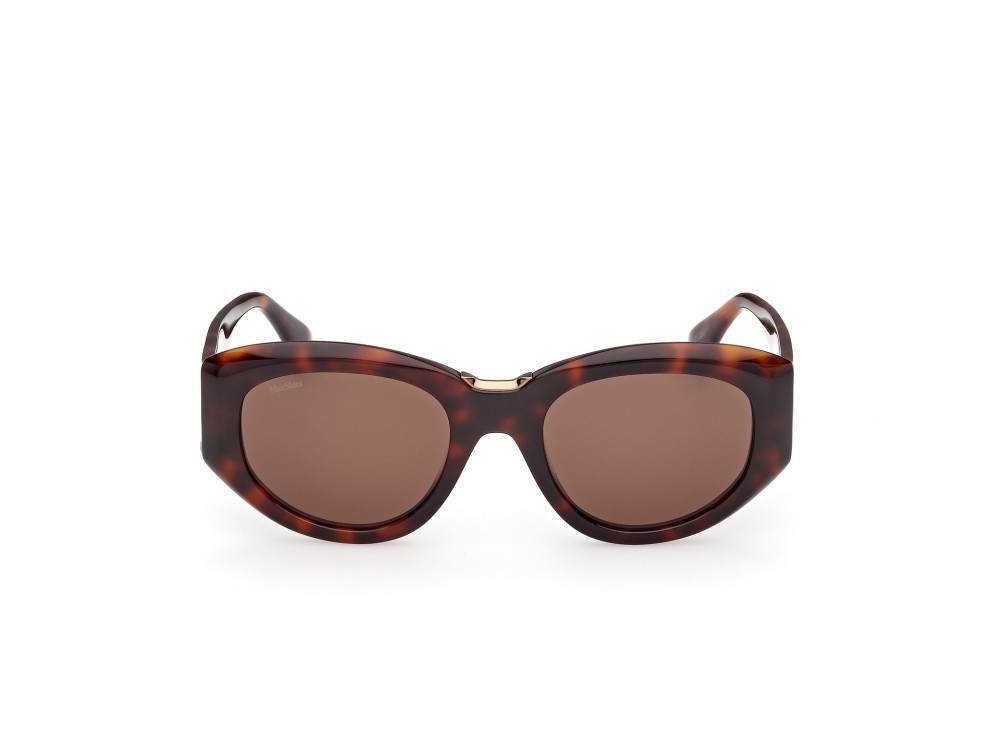 Occhiali da sole MaxMara MM0198 (52E) colore avana scura forma rotondo lenti marrone