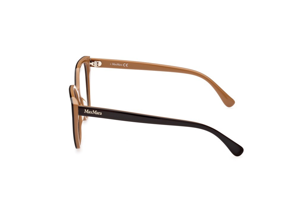 Occhiali da vista MaxMara MM5085 (050) colore marrone scuro / altro forma geometrico 