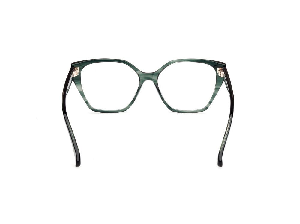 Occhiali da vista MaxMara MM5085 (098) colore verde scuro/striato  forma geometrico 