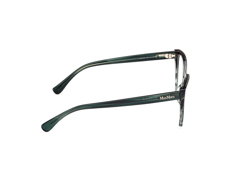 Occhiali da vista MaxMara MM5085 (098) colore verde scuro/striato  forma geometrico 