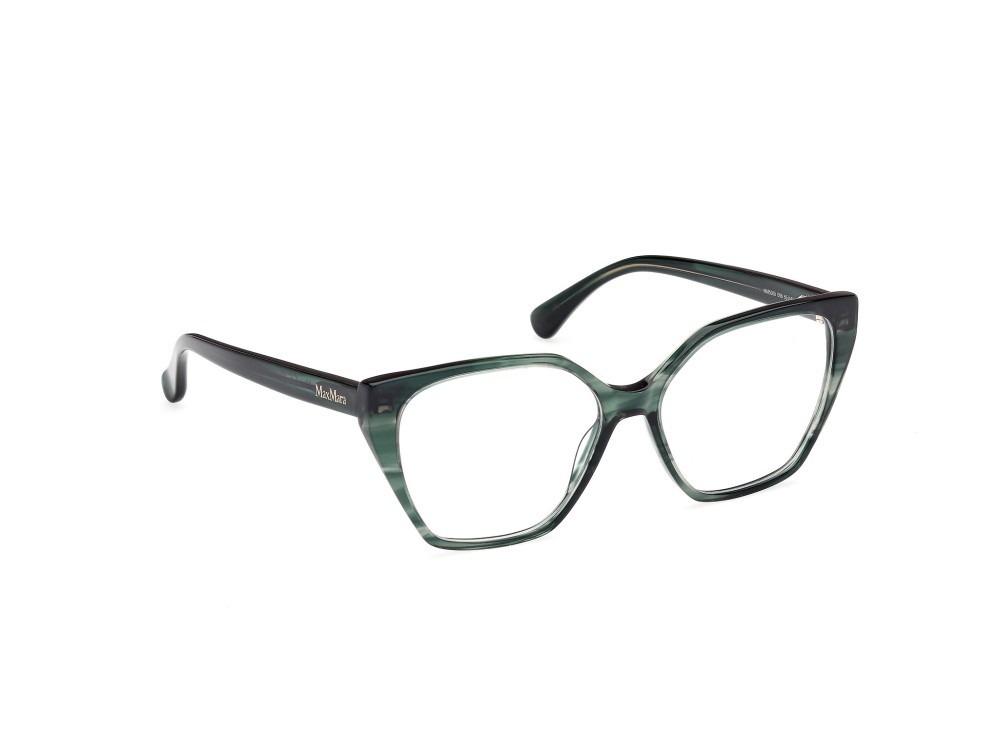Occhiali da vista MaxMara MM5085 (098) colore verde scuro/striato  forma geometrico 