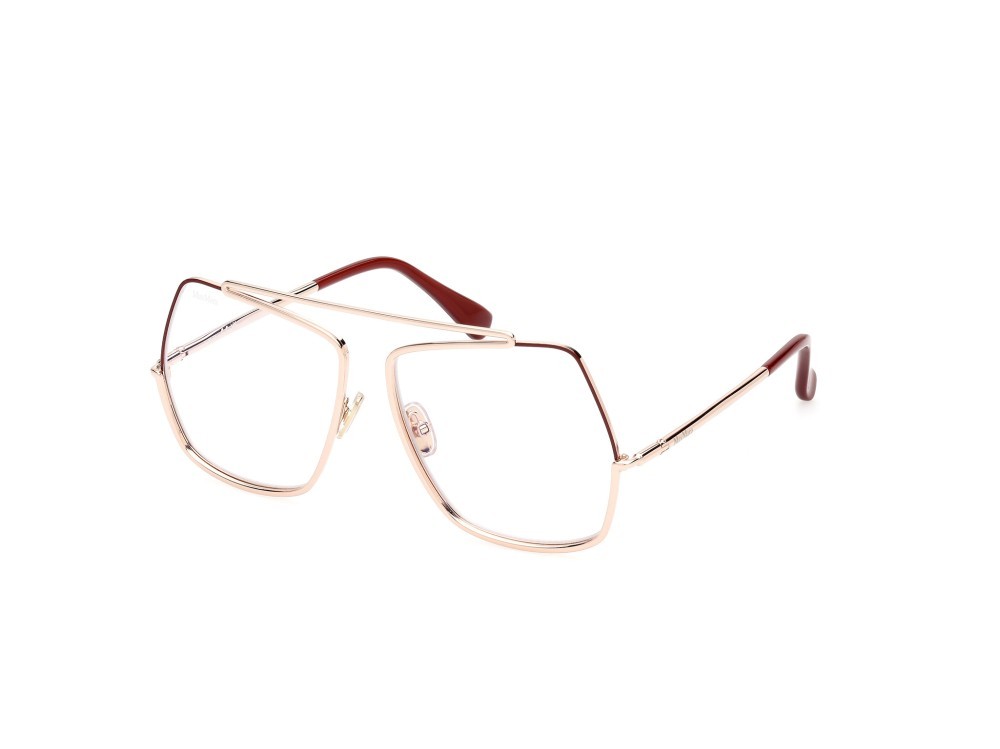 Brillen MaxMara MM5118-B (028) farbe oro rosè lucido form geometrisch 