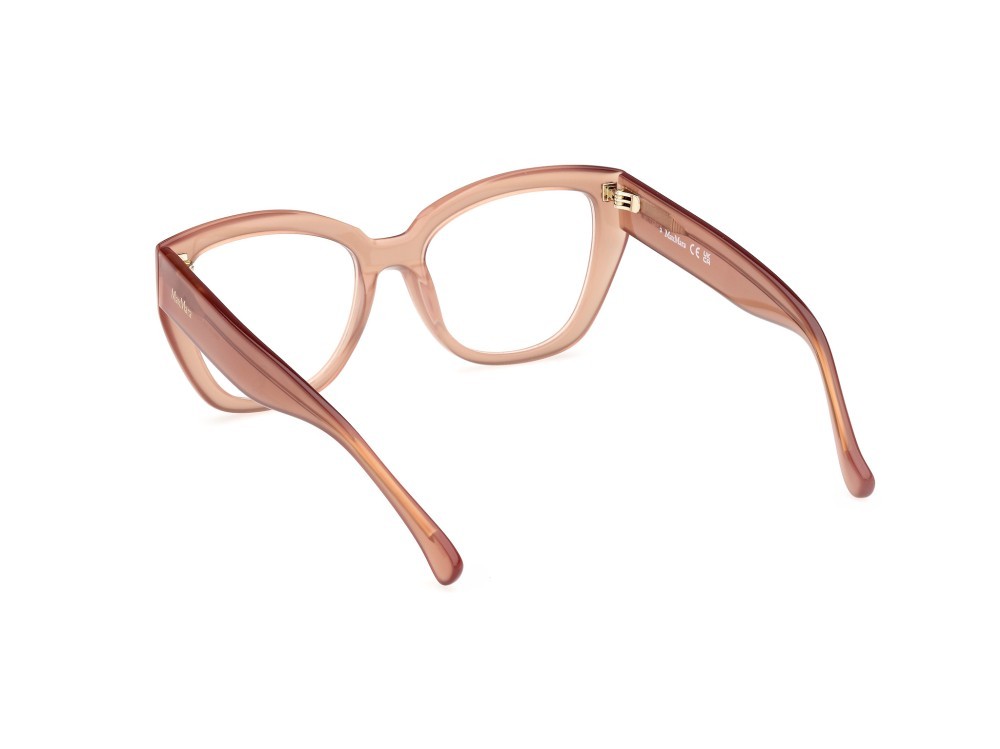 Brillen MaxMara MM5134 (045) farbe marrone chiaro lucido form cat-eye 