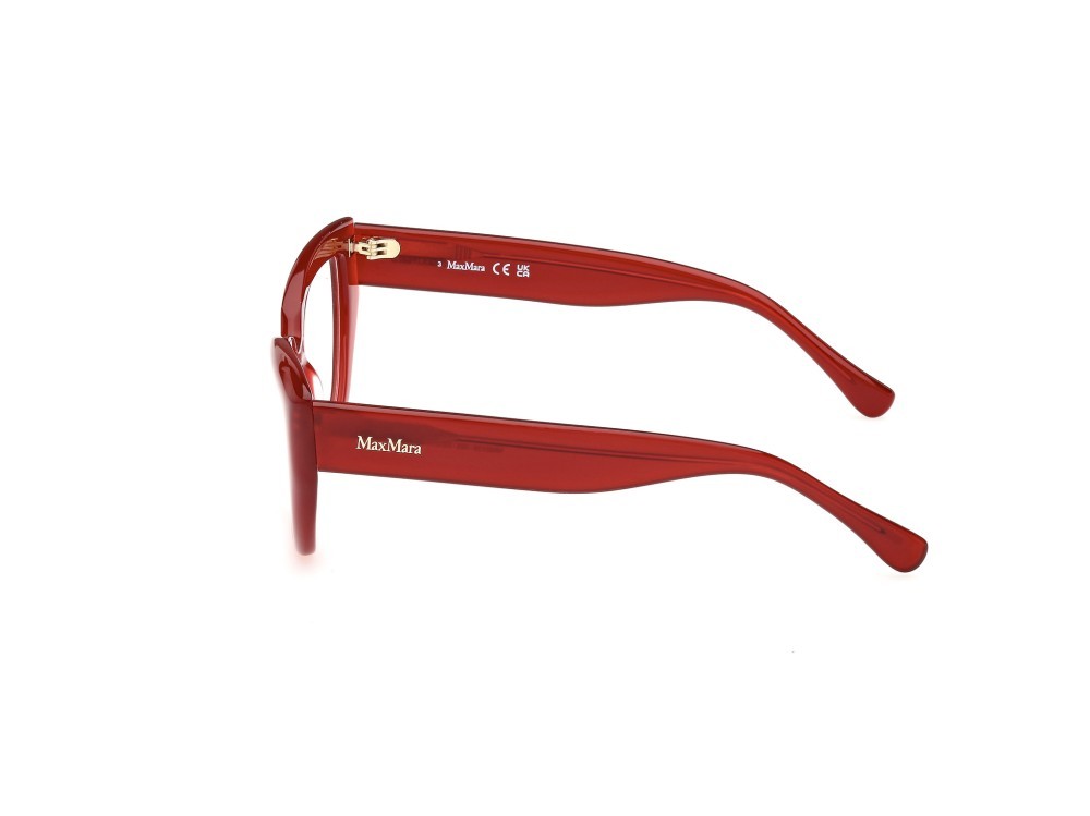 Brillen MaxMara MM5135 (066) farbe rosso scuro lucido form cat-eye 