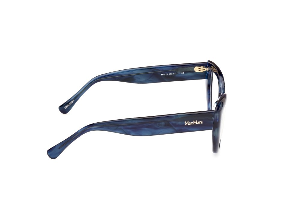 Brillen MaxMara MM5135 (092) farbe blu - corno form cat-eye 