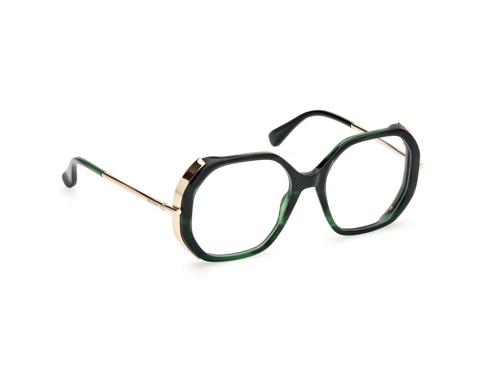 Occhiali da vista MaxMara MM5138 (098) colore corno verde forma rotondo 