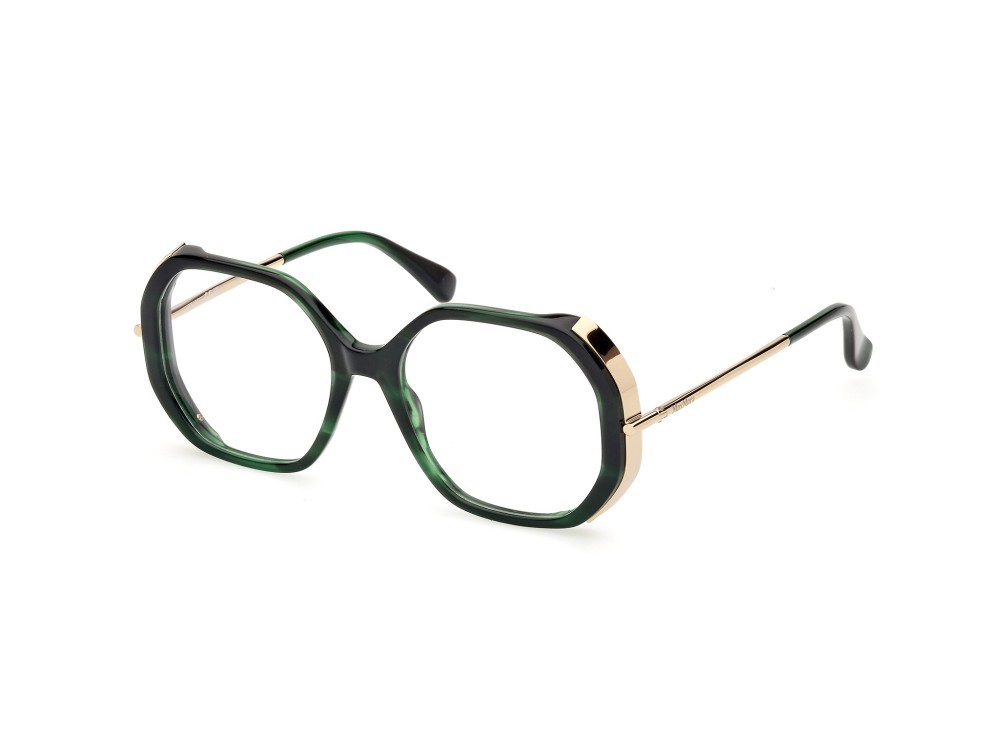 Occhiali da vista MaxMara MM5138 (098) colore corno verde forma rotondo 