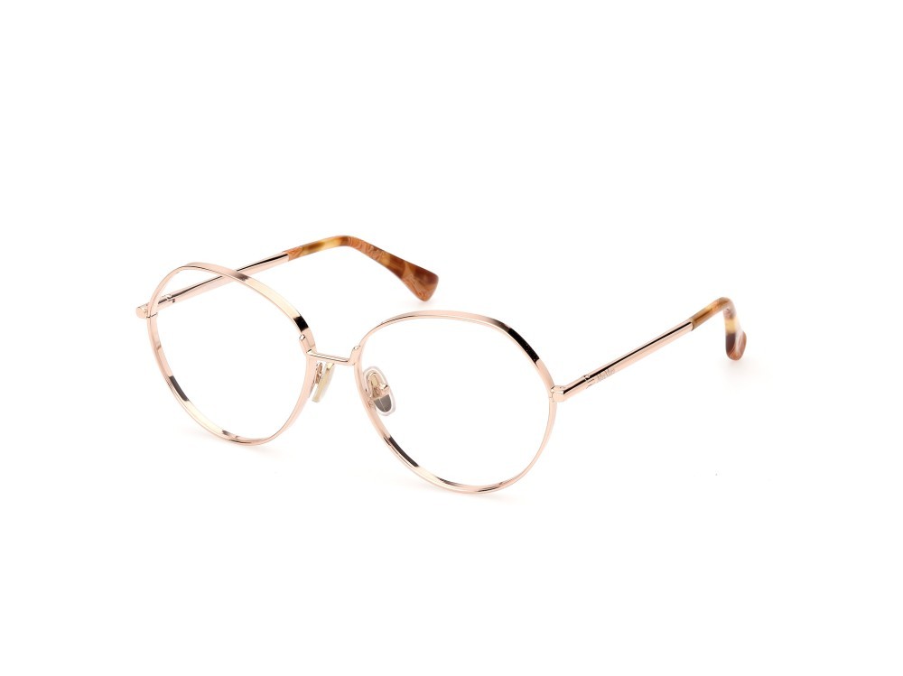 Occhiali da vista MaxMara MM5139 (028) colore oro rosè lucido forma rotondo 