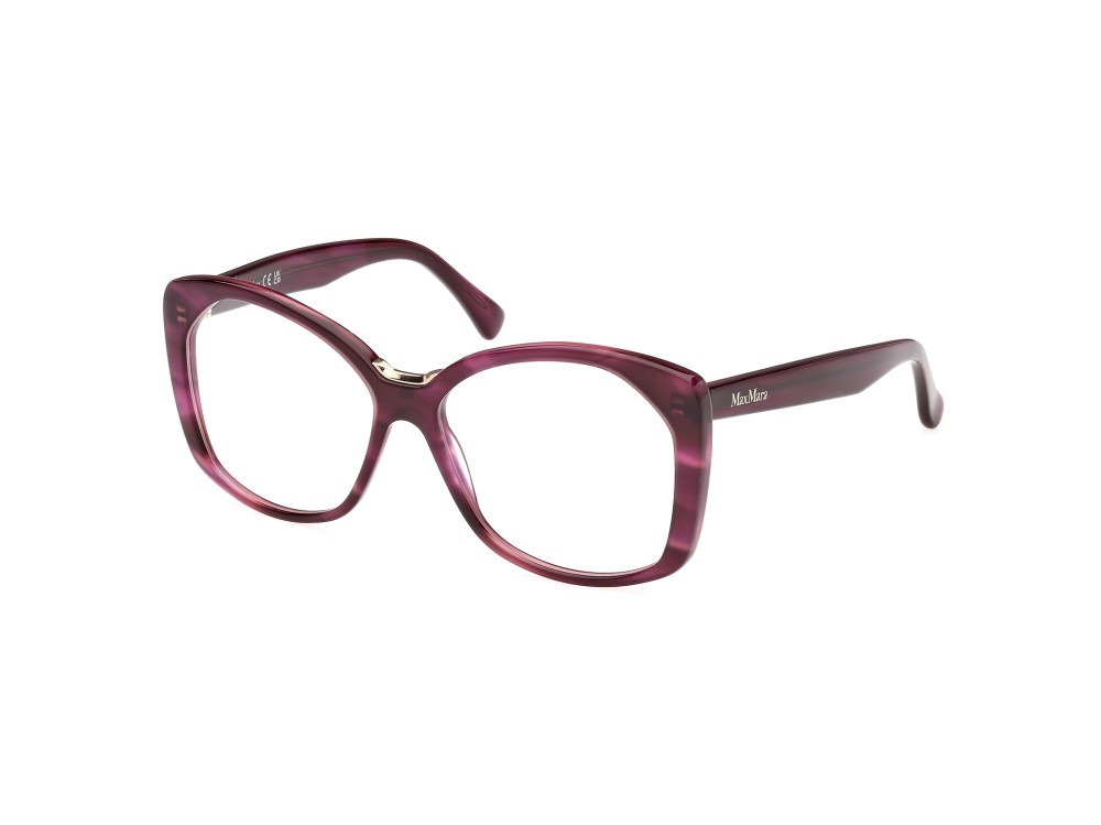 Brillen MaxMara MM5141 (083) farbe viola striato form schmetterling 