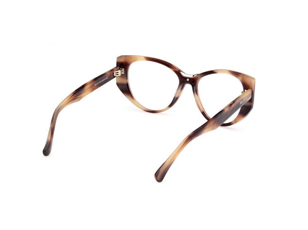 Brillen MaxMara MM5142 (047) farbe marrone chiaro striato form rund 