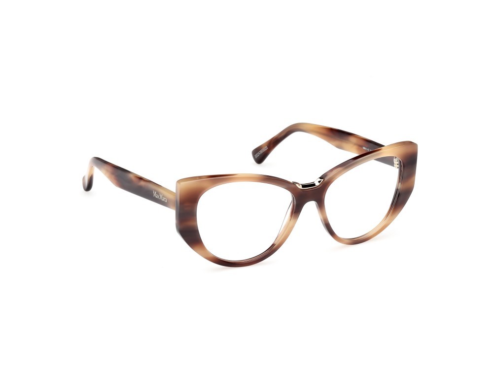 Brillen MaxMara MM5142 (047) farbe marrone chiaro striato form rund 