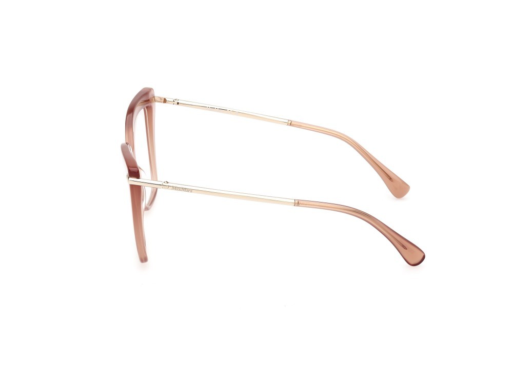 Occhiali da vista MaxMara MM5144 (045) colore marrone chiaro lucido forma farfalla 