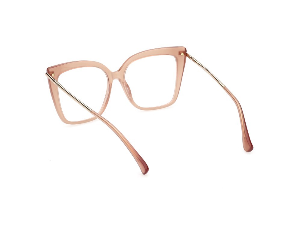 Occhiali da vista MaxMara MM5144 (045) colore marrone chiaro lucido forma farfalla 